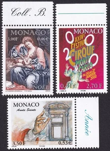  Fürstentum Monaco postfrisch ** Nr. 2225 bis 2227 / 1999 - Bild 1 von 1