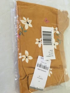NWT Carter's Yellow Floral Leggings Girls 6,7,8 - Picture 1 of 2