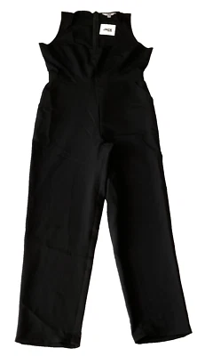 Bb Dakota Oh Traje Jack Mono Mujer Talla 10 Negro Sin Mangas Bolsillos Cremallera Foto 1 de 4