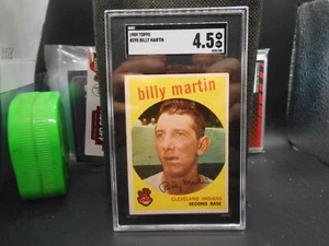 1959 Topps #295 Billy Martin - SGC 4.5 - Picture 1 of 2