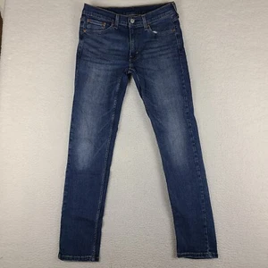 Levi's 511 Jeans Mens 29x32 Blue Skinny Waterless Dark Wash Denim Fits 29x30 * - Picture 1 of 15