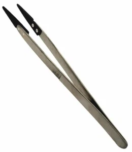6" Plastic Tip Nylon Tweezers (Pack of: 2) - S85-08594-Z02 - Picture 1 of 1