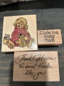 Lot Stempel Bär und Freundschaft Thema - Bild 1 von 2