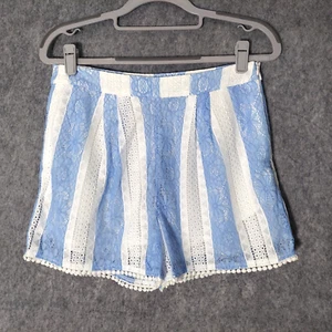 J.O.A. Just One Answer Shorts S Lace Embroidered Cottage Floral Boho Festival - Picture 1 of 12