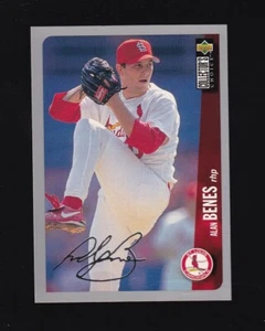 1996 Collectors Choice Silver Signature Alan Benes #695 St Louis Cardinals - Picture 1 of 2