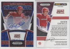 2020 Prizm Draft Picks Thunderstruck Blue Donut Circle /25 Hayden Cantrelle Auto