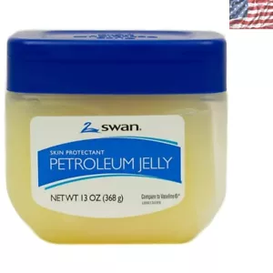 Economy 13 oz Swan Petroleum Jelly - Hypoallergenic, Non-Comedogenic Solution - Foto 1 di 2