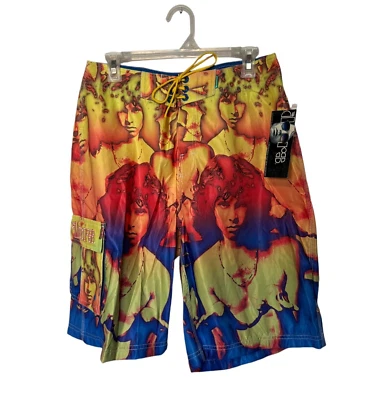 The Doors Dragonfly Board Shorts Para Hombres 32 Jim Morrison Vintage Bañador Baúl Y2K NUEVO Foto 1 de 4