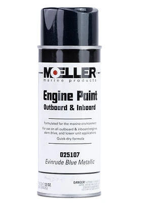 Moeller 025107 Engine Paint, Evinrude Blue Metallic Foto 1 de 1