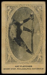 1922 Neilson's Chocolate V61 Type 1 Art Fletcher #107 Fair ST Authentic