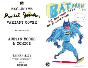 BATMAN #121 F Variant Daniel Johnston AUSTIN LIBRI ESCLUSIVI - Foto 1 di 2