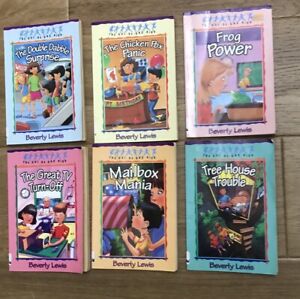 Lot de 6 livres pour enfants The Cul De Sac # 1,2,5,8,16,18 Beverly Lewis Vintage Pback