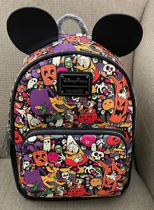 Disney Parks Loungefly Mickey & Friends Halloween Mini Backpack *new* - Picture 1 of 3