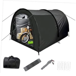 Storage Shed Large Bike Cover Storage Shed Tent Portable Garage Shelter  - Picture 1 of 5