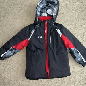 Boys F.O.G Waterproof Coat Hood Sz 7 With Fleece Liner (2 Pieces) - Picture 1 of 6
