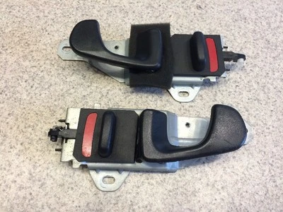 1992 Dodge Stealth 3000gt Black Interior Door Handles Pair - Image 1 of 4