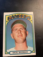 #365 dick Bosman Texas Rangers picture￼   1972 Topps Cb16