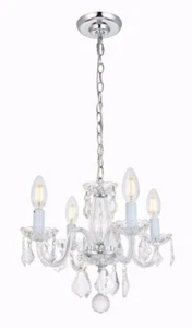 Crystal Chandelier Pendant Bedroom Bathroom Dining Room Lighting Light Fixtures - Picture 1 of 6
