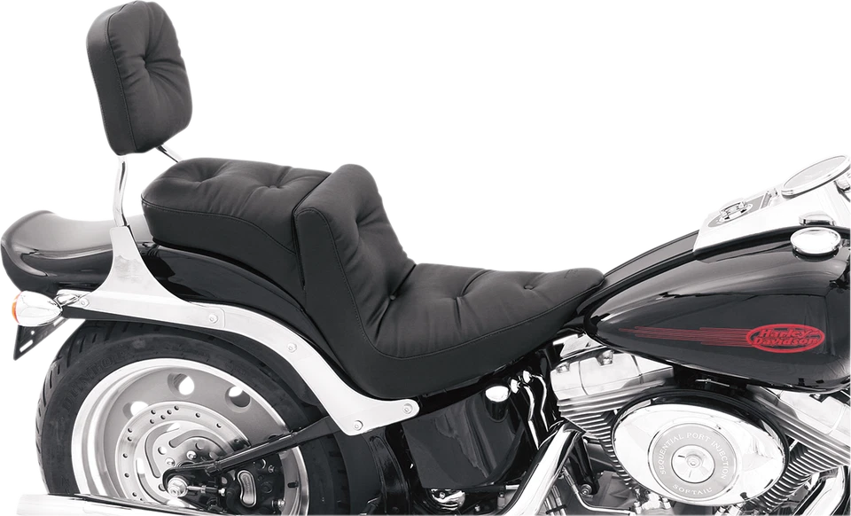 Mustang Duke Extra Ancho 1 Pieza Asiento Estante, Harley Softail Neumático Ancho 200mm 06-17 Foto 1 de 1