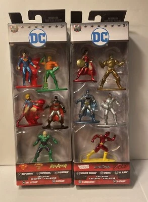 Figuras de metal fundido a presión Nano Metalfigs DC COMICS - Batman, Superman - Juego A y B Nuevo en caja Foto 1 de 2