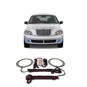 Kit de halo de luz antiniebla ojo de ángel azul brillante para Chrysler PT Cruiser 06-10 - Imagen 1 de 3