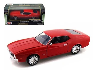 Ford Mustang 1971 techo deportivo rojo 1/24 diecast modelo de coche de Motormax - Imagen 1 de 1
