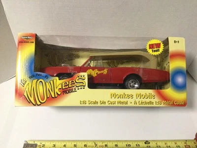 Nuevo en caja coche de metal fundido a presión American Muscle Ertl Monkees Monkee Mobile 1:18 Foto 1 de 4