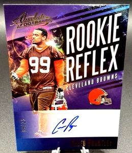 Caleb Brantley #RR-CB 2017 Absolute Football Rookie Reflex Auto #'d 08/25 Browns - Picture 1 of 11