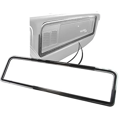 Ford F-Series 1978-79 Bronco 1973-79; moldura de tablero; puerta alrededor de la guantera; negro Foto 1 de 3