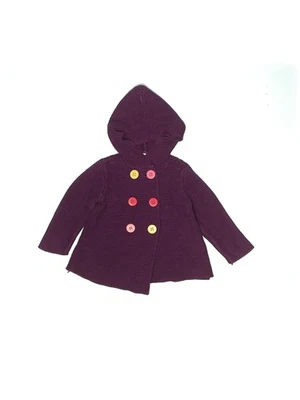 Cárdigan morado First Impressions niñas 12 meses Foto 1 de 2