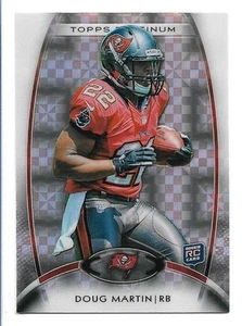 Doug Martin 2012 Topps Platinum X-Fractor novato #108 - Tampa Bay Buccaneers radiocontrol - Imagen 1 de 2
