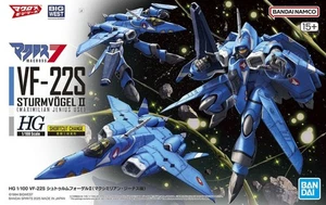 Bandai HG 1/100 VF-22S Sturmvogel II (Maximilian Jenius Use) Macross Model Kit - Picture 1 of 5