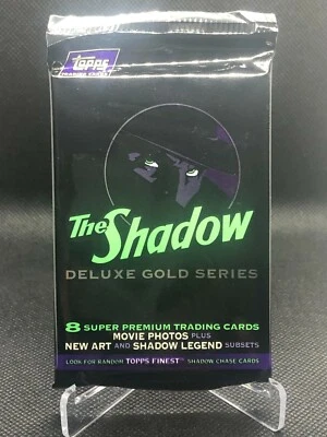 The Shadow Deluxe Gold Series Trading Card Pack. Rare 8 Cards Pack Topps - Image 1 of 4