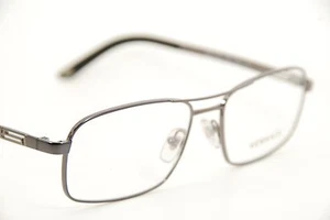 New Authentic Versace 1190 1295 Gunmetal/Black 53mm Frames Eyeglasses RX Italy - Picture 1 of 6