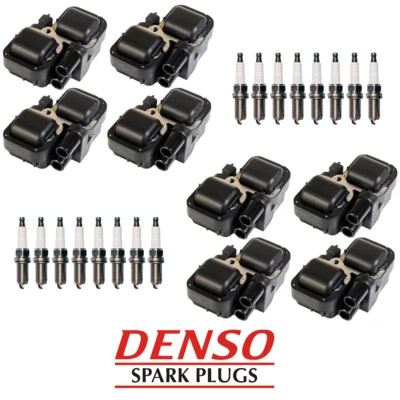 Ignition Coil & Denso Iridium Spark Plug For Mercedes-Benz SLR McLaren UF359 - Image 1 of 4