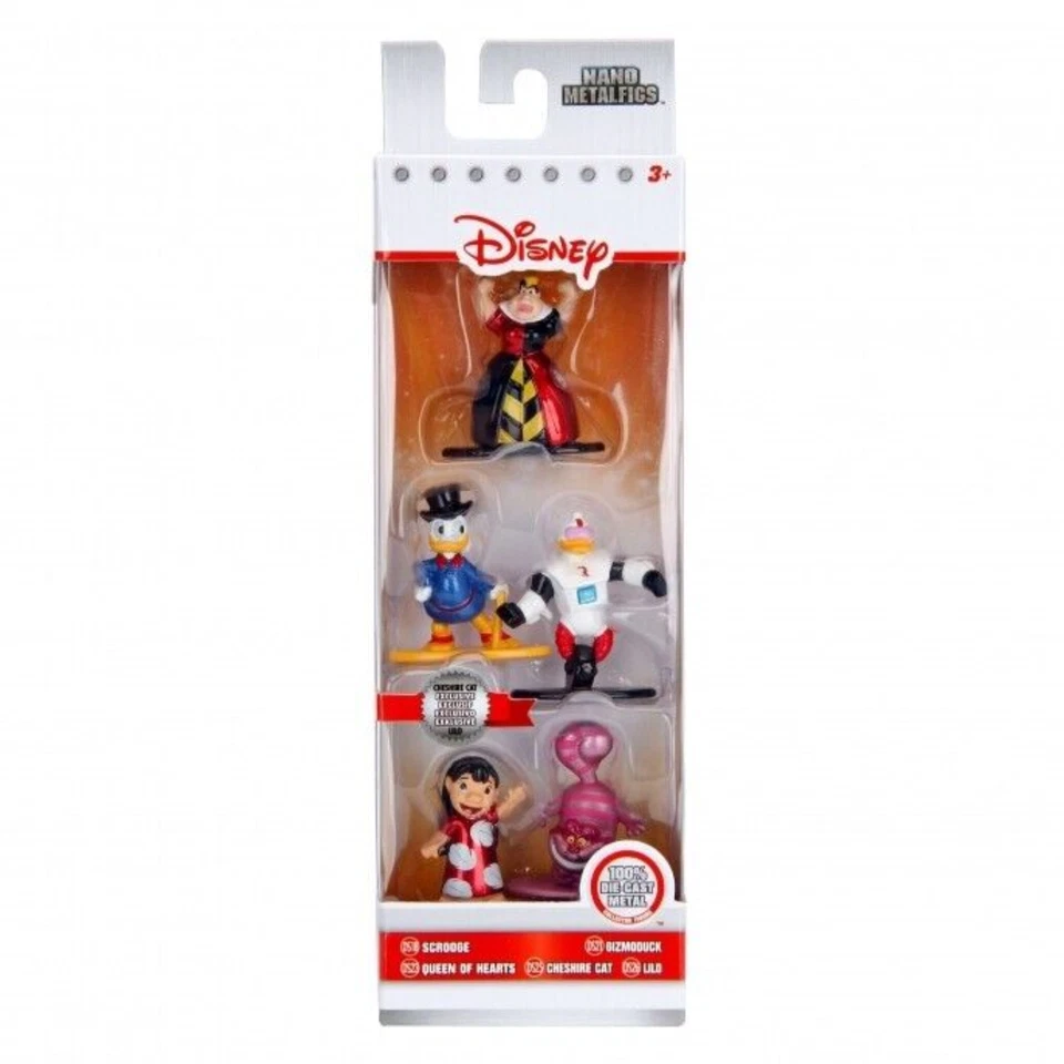 Disney Nano Metalfigs Die-Cast Mickey Minnie Alice Kermit Stitch Pack A -NEW