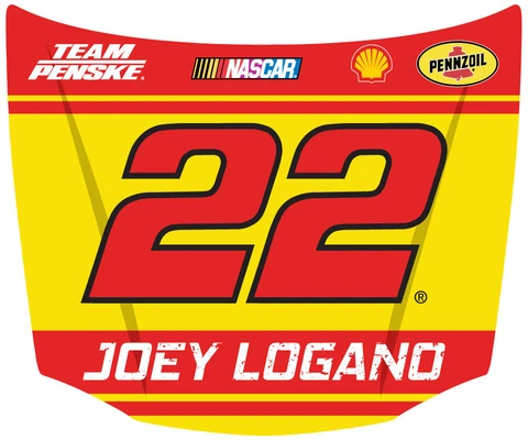 NASCAR #22 Joey Logano Hood Shaped Magnet-NASCAR Magnet-NEW for 2016! Cover