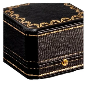 Most Expensive Engagement Ring Box in the World Hand Made Black Diamond Range - Picture 1 of 8