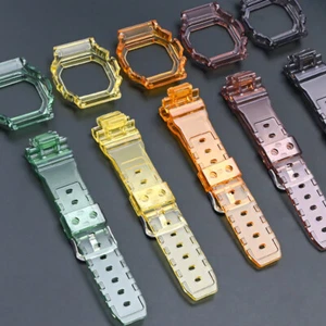 Juego de caja de correa de reloj con herramienta para Casio DW-5600 DW-5000 DW-5025 GW-B5600 - Imagen 1 de 30