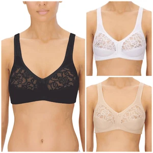 Naturana Soft Cup Bra 5046 Non Wired Available In White, Black or Light Beige - Picture 1 of 9