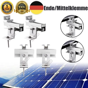 Solarprofil Solarmodul PV Halterung Ziegeldach Befestigungsschiene Montageset - Bild 1 von 20