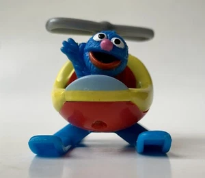 Vintage 1997 Sesame Street Grover's Diecast Helicopter - Tyco Matchbox Preschool - Picture 1 of 11