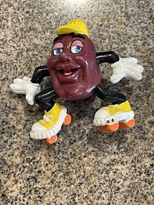 California Raisin Rollschuh Figur Hardees 1988 80er Jahre. - Bild 1 von 3