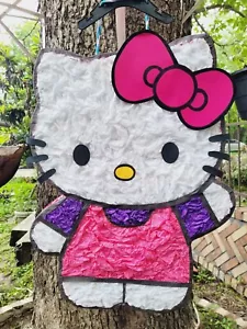 Hello Kitty Piñata Traditional Handmade Cute Birthday Party Decor Pinata NO name - Picture 1 of 8