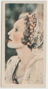 Elisabeth Bergner 1934 Godfrey Phillips Film Stars Tobacco Card #23