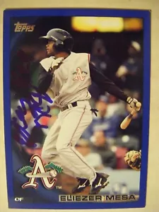 ELIEZER MESA signed ROCKIES BLUE #/369 2010 Topps Pro Debut baseball card AUTO - Picture 1 of 2
