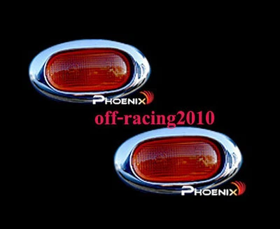 CHROME RING SIDE LIGHT LAMP SIGNAL COVER FOR MITSUBISHI TRITON L200 2005-2013 - Image 1 of 4