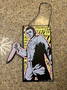 HALLOWEEN II (MICHAEL MYERS) Wall HANGING DECORATION Sign NEW! - Picture 1 of 1