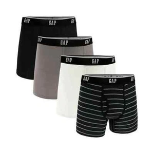 Lot de 4 boxers homme Gap ultra doux noir mouche pochette sans étiquette M L XL - Photo 1/5