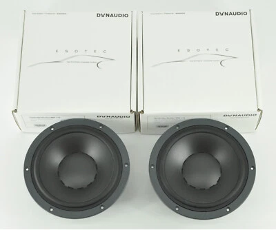 DYNAUDIO ESOTEC MW 172 A PAIR OF UNIQUE QUALITY WOOFERS 8" / 20cm , BRAND  NEW - Image 1 of 4